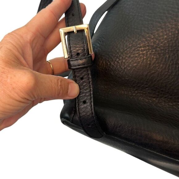 Soul Carrier Black Thick Leather Luxury Designer Backpack Purse Bag main image 10